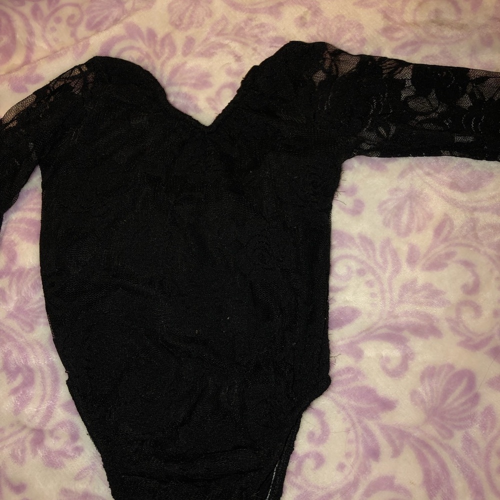 Lace leotard